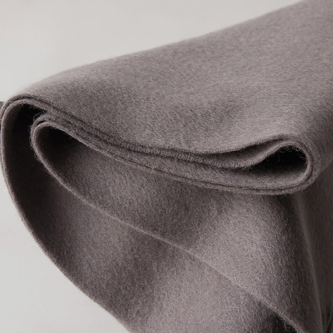 100% MERINO VIRGIN WOOL SCARF 970116（GREY）