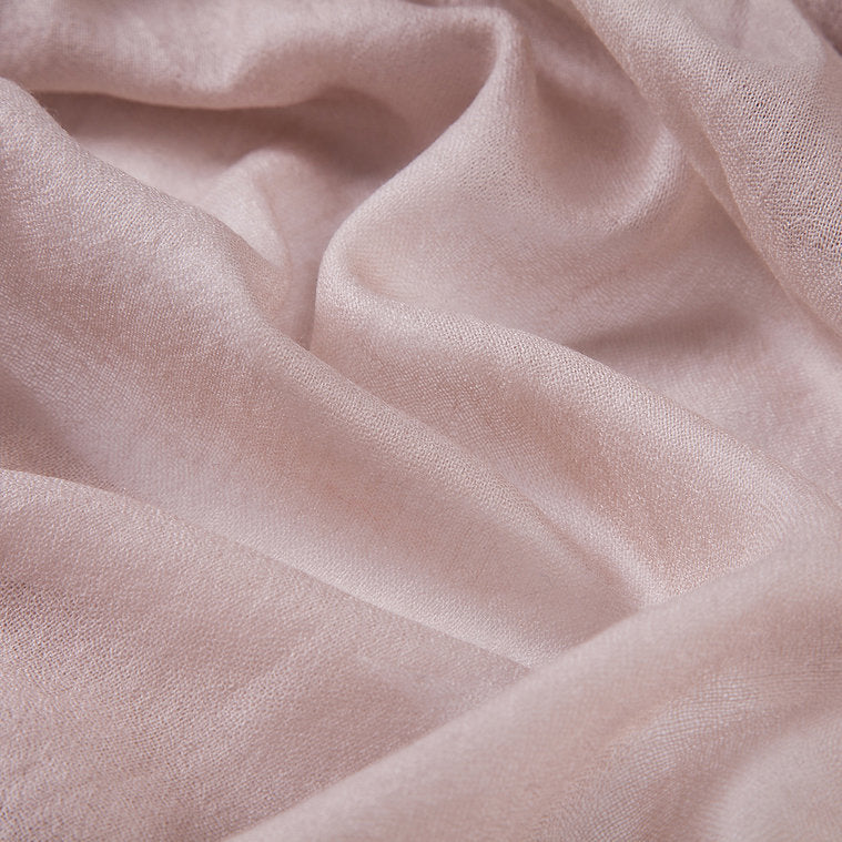 LIGHT WEIGHT MERINO WOOL SCARF-BROWN 970105