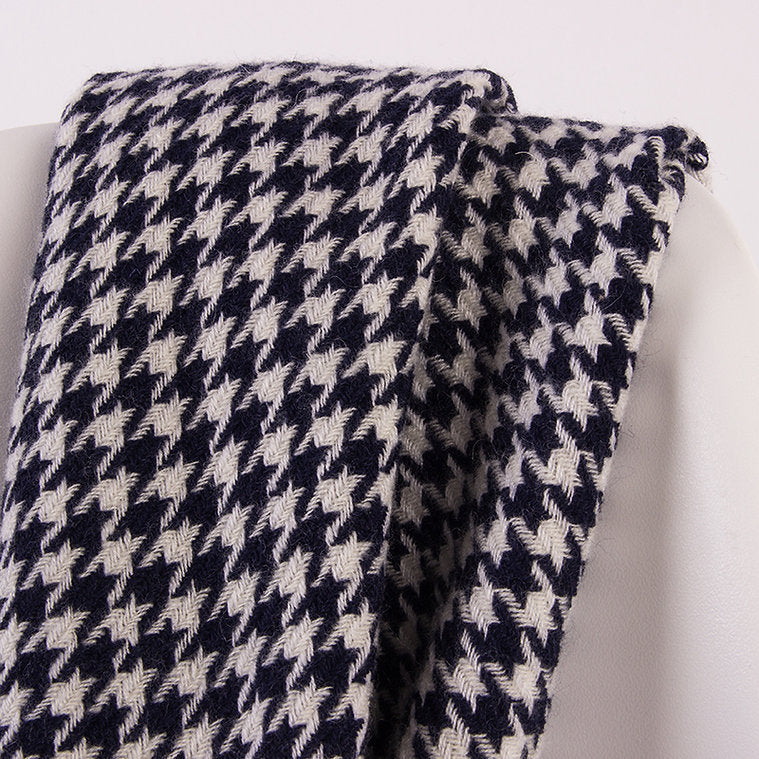 MERINO WOOL HOUNDSTOOTH SCARF 970104