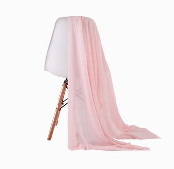 LIGHT WEIGHT MERINO WOOL SCARF-LIGHT PINK 970105