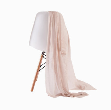 LIGHT WEIGHT MERINO WOOL SCARF-BROWN 970105