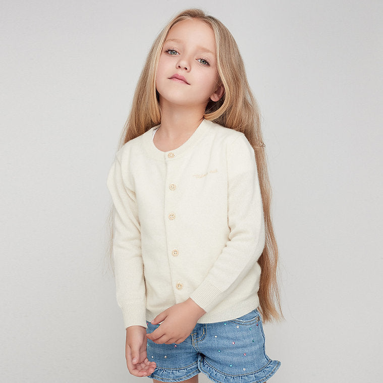 PURE CASHMERE KIDS CARDIGAN W9191