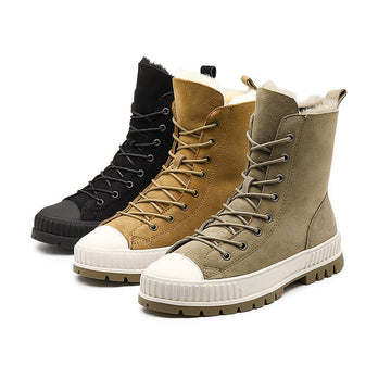 HIGH-TOP MARTIN BOOTS WITH FUR 6614