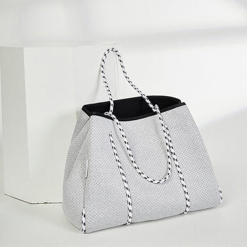 DAILY BEACH BAG-LIGHT GREY TB7080
