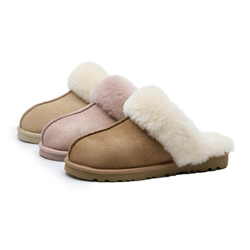 Fur-Lined Slip-On Slipper 5896