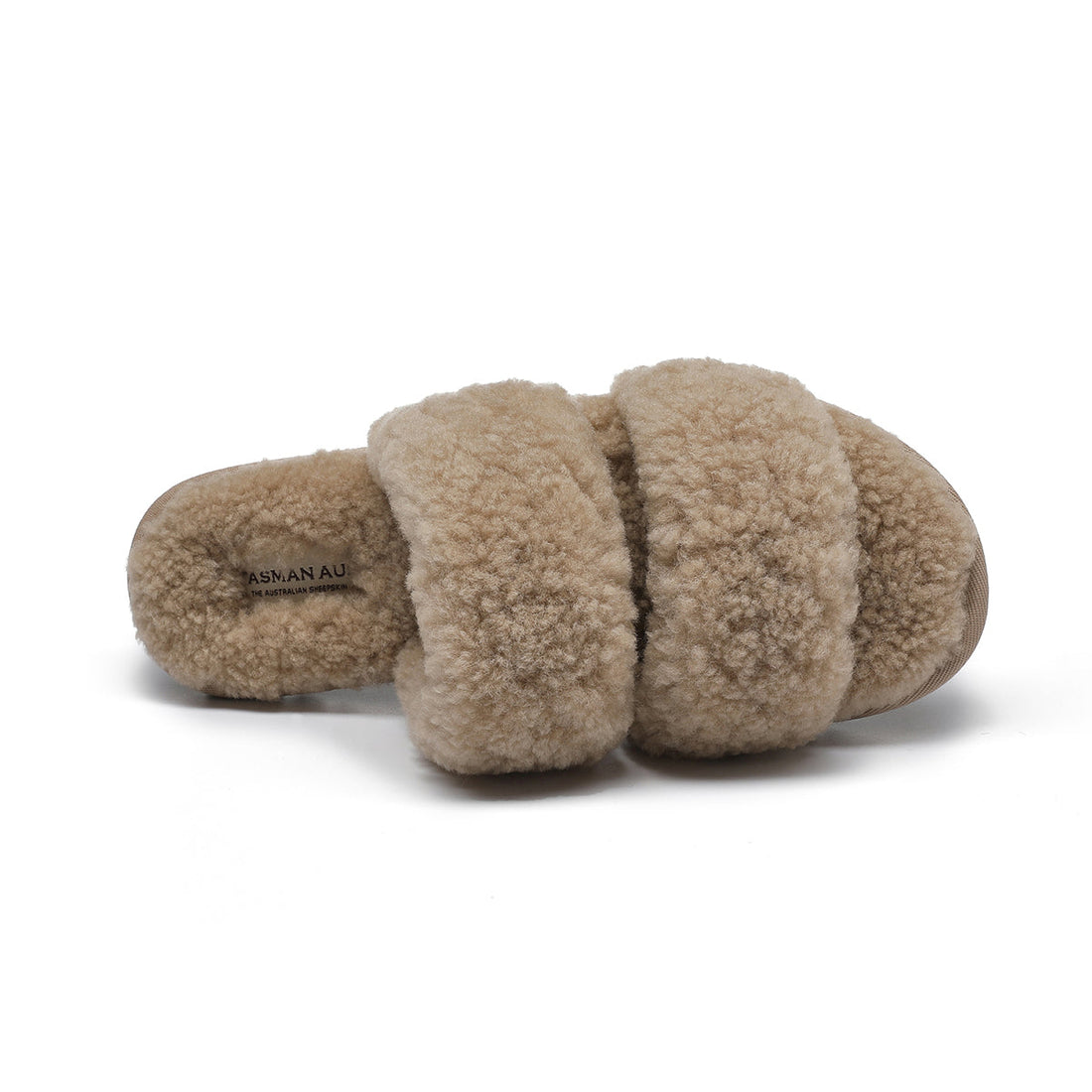 DOUBLE-STRAP SHEARLING SLIPPERS 0081