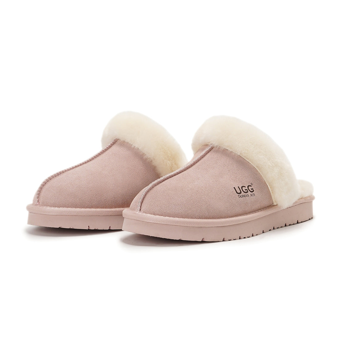 DOUBLE LAYER FLEECE LINED STITCHED SLIPPERS 990122