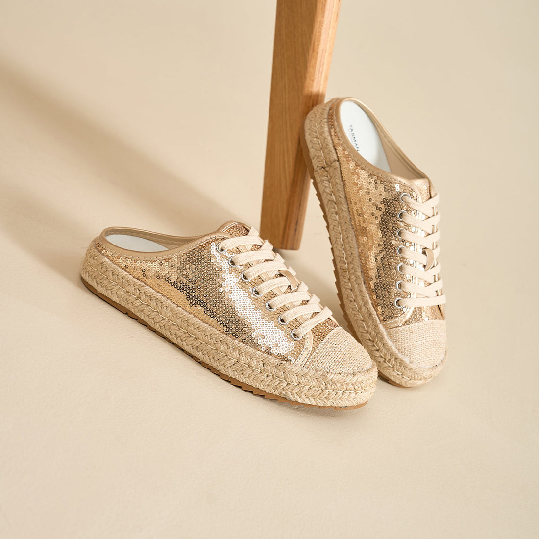 SEQUIN POINTED-TOE MULES 4217