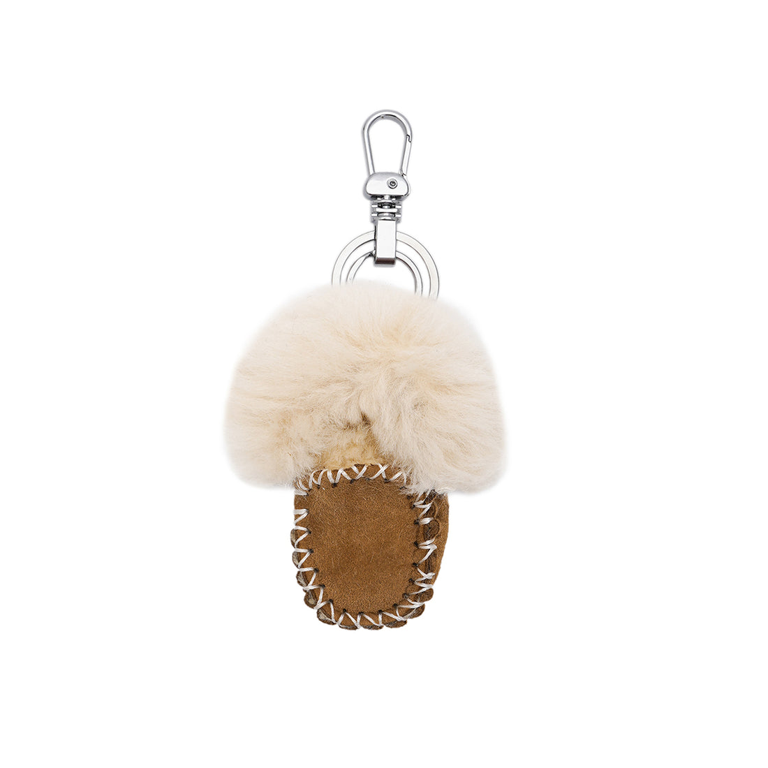 KR Suede Slipper Keychain