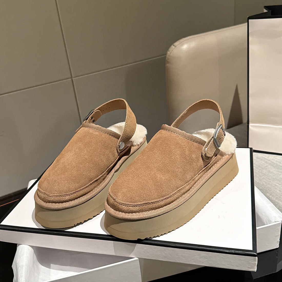 WOOL BOKEN SHOES 5874