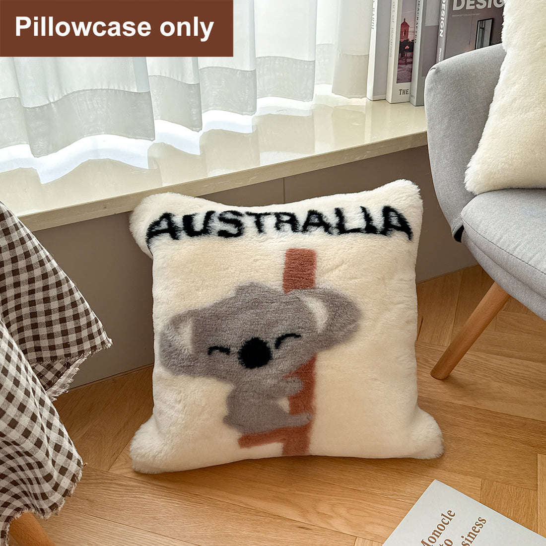 LAMBSWOOL THROW PILLOWCASE IS006