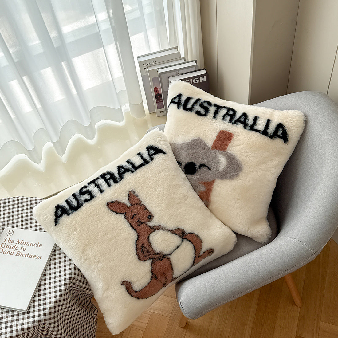 Lambswool Throw Pillow IS006