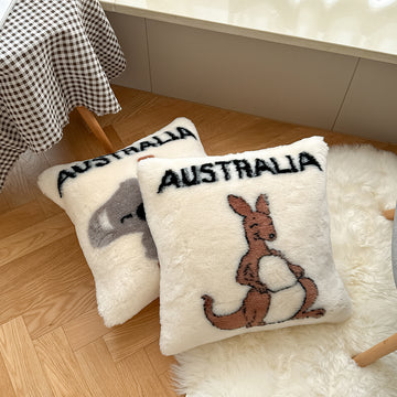 Lambswool Throw Pillow IS006