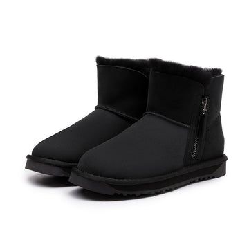 FUR-LINED MINI ZIP BOOTS 5863（MEN）