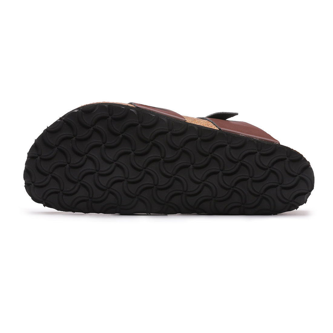 LEATHER CORK SOLE BUCKLE STRAP SANDALS 4406