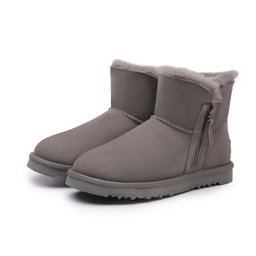 FUR-LINED MINI ZIP BOOTS 5863（MEN）